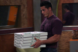 He really likes pizza.