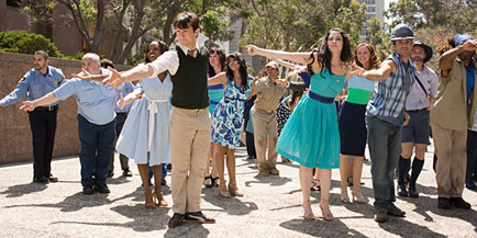 I walk on the street all the time and have never once seen people burst into song and dance.