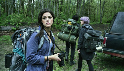 At the last minute, she realizes she forgot to pack her witch-spray